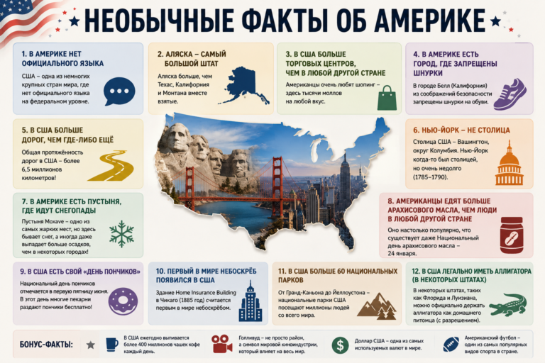 Необычные Факты Об Америке