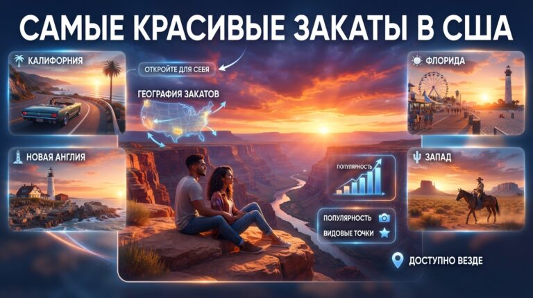 Самые Красивые Закаты В Сша