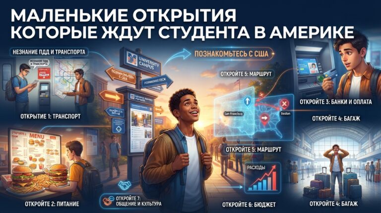 Маленькие Открытия Которые Ждут Студента В Америке